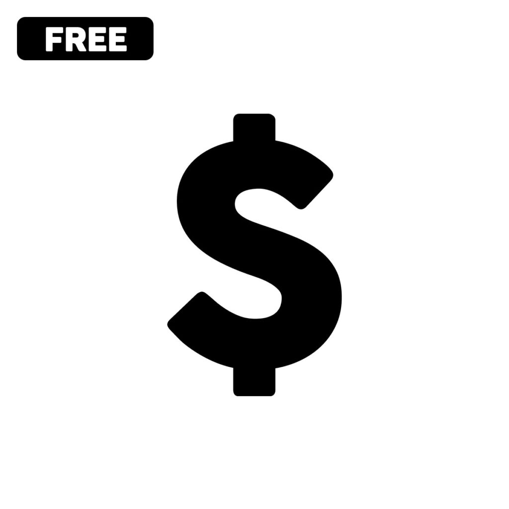 Money Dollar Sign SVG