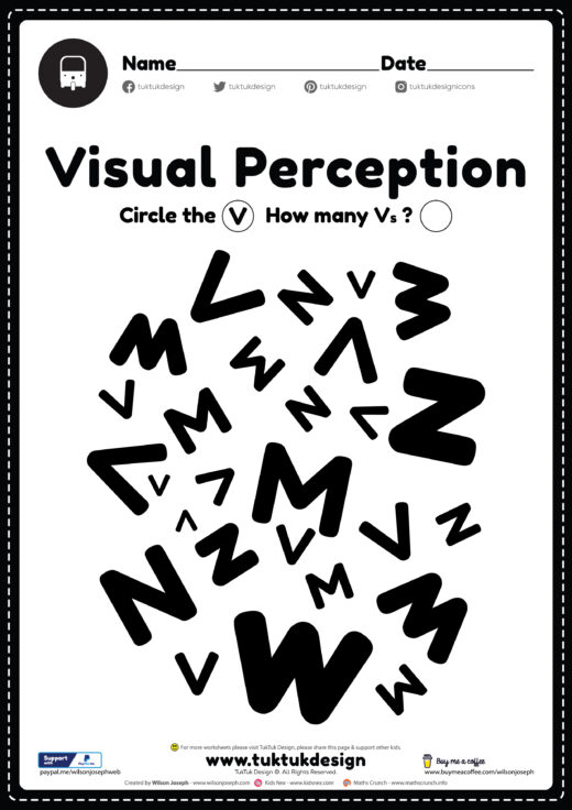 Visual Perceptual Skills Activity