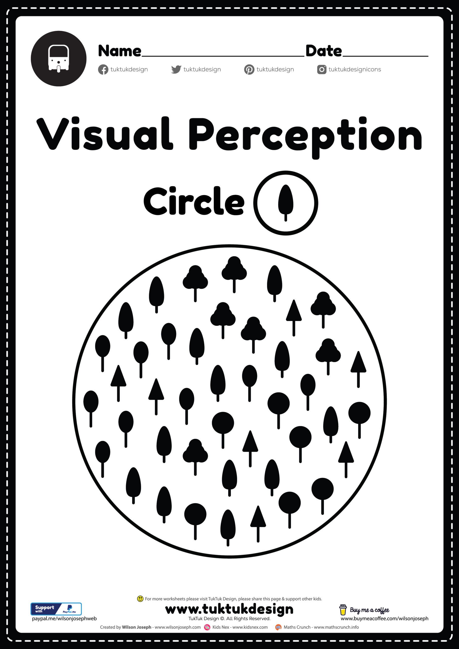 Visual Perception Activities