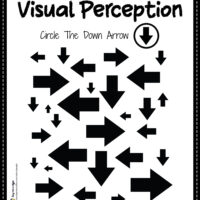 Visual Closure Worksheet Perceptual Skills