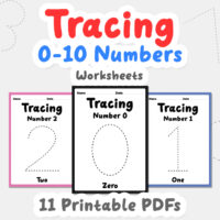 number tracing worksheets