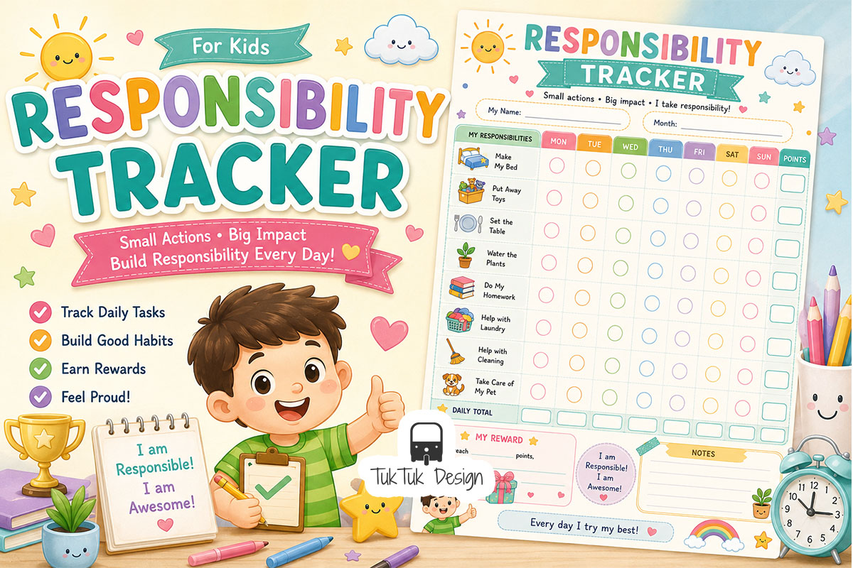 Responsibility Tracker Printable PDF